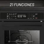 Horno de Gas Empotrable con Panel Digital 21 Funciones 58L Negro Mate Nuur HOGAS60DILP-M - Imagen 7