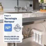 Purificador de Agua 3 Etapas Bajo Cubierta Aquapur WF-230 - Imagen 6