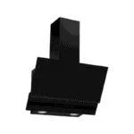 Paquete Campana de Pared Doble Cristal Templado Negro Mate 60cm + Parrilla Cristal Templado Negro Mate de 4 Quemadores Empotrable 59cm NUUR - Imagen 3