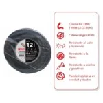 Cable THW-LS/THHW-LS CE RoHS Calibre 12 AWG Negro 50 Metros IUSA 267293 - Imagen 2