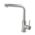 Monomando para Fregadero Nariz Retráctil Satinado Solvex SP-10029