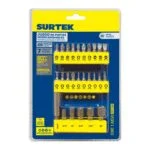 Juego de 26 Puntas Intercambiables 1/4" con Adaptador Magnético Surtek PFC29 - Imagen 2