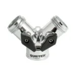 Adaptador Cromado Tipo "Y" para Manguera 3/4" Surtek 130333