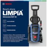 Hidrolavadora de Alta Presión 1800PSI 1500W Bosch GHP 180 - Imagen 10
