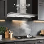 Campana Acero Inoxidable de Pared 90cm Nuur CAMEXPA90A - Imagen 6