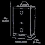Calentador de Paso One 13 Litros/Min Gas Natural 2 Servicios Rheem HRT-CHL13N/600090011 - Imagen 7