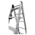 Escalera Convertible de Aluminio 15 Escalones Tipo II Carga 175 Kg BYP ECA15 - Imagen 4