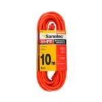 Extensión Electrica Reforzada 2 x 16 AWG Naranja 10 metros Sanelec 2410 - Imagen 3