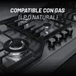 Parrilla Acero Inoxidable de 4 Quemadores Empotrable 59cm Nuur PARGA4AI - Imagen 9