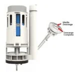 Válvula de Descarga Dual Flush de 2" para WC de 1 pieza (one piece) Coflex P-B6022 - Imagen 2