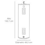 Calentador de Depósito Eléctrico 189 L (50 gal) 220 V Rheem 89V50/478708 - Imagen 4