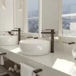 Monomando Alto de Lavabo Premier Ebano EP-938-EB Helvex - Imagen 2