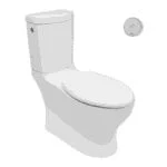 WC Alargado Blanco Tecnología Cero Contacto Helvex MIURA16 TCC