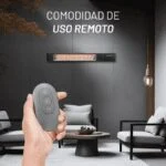 Calentador de Halógeno Eléctrico para Exteriores 1500W Nuur CALEXEL - Imagen 4