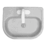 Lavabo de Plástico con Llave ABS + Kit de Instalación y Céspol Antiolores Fleximatic 2052 - Imagen 2