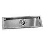 Coladera Rectangular 30cm Acero Inoxidable Satinado Meer RS2-1030 - Imagen 3