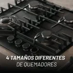Paquete Campana de Pared Doble Cristal Templado Negro Mate 60cm + Parrilla Cristal Templado Negro Mate de 4 Quemadores Empotrable 59cm NUUR - Imagen 9