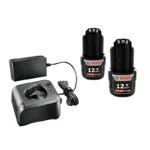 Kit Rotomartillo Inalámbrico GSB 120-LI de 3/8" 12V + Sierra Circular Inalámbrica GKS 12V-26 de 85mm 12V + Kit 2 Baterías 12V y Cargador Bosch 0615A001KP - Imagen 5