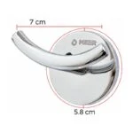 Porta Toallas Tipo Gancho Cromo Meer TM-009 - Imagen 3