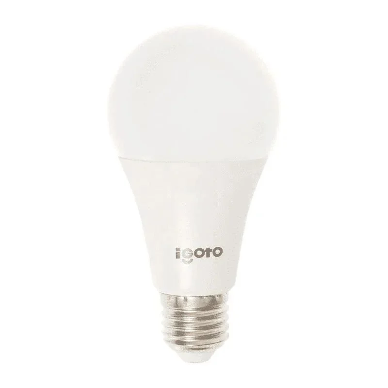 IGOTO-F20115-01 Foco LED A60 9W 810lm 100-240V 3000K Luz Cálida Igoto F20109 - Imagen 1