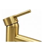 Monomando para Lavabo Dorado Meer MZM4112 - Imagen 2