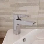 Monomando de Lavabo Lusitania Sin Contra Cromo LUS-100 Helvex - Imagen 2