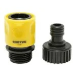 Juego de Conectores con Sistema Click y Adaptador Macho-Hembra 3/4" Surtek 130382