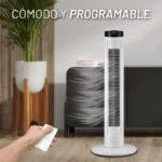 Ventilador de Torre 36" 3 Velocidades 45W Nuur VENTI36TOR - Imagen 7
