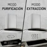 Campana Acero Inoxidable de Pared 90cm Nuur CAMEXPA90AV - Imagen 4