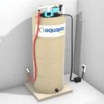 Tinaco/Cisterna Tricapa Beige Vertical con Equipo 1000 Litros Aquaplas 34901 - Imagen 4