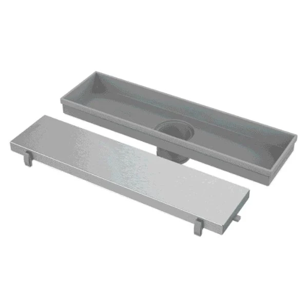 Coladera Lineal de Acero Inoxidable 30cm con Espacio para Inserto ...