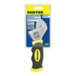 Llave Corta Ajustable 6" con Mango Grip Surtek 506CA - Imagen 2