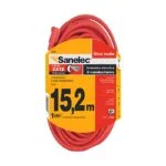 Extensión Eléctrica de Uso Rudo 3 X 12 AWG Roja 15.2 Metros Sanelec 2241
