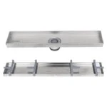 Coladera Lineal de Acero Inoxidable 40cm con Espacio para Inserto Cerámico Coflex PC-561 - Imagen 3