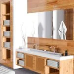 Monomando para Lavabo con Desagüe de Push Bamboo Cromado Helvex E-922 - Imagen 2
