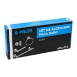 Juego de Accesorios 4 Piezas Satinado Meer ACC-013 - Imagen 5