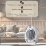 Calefactor Eléctrico Portátil 1500W CNX CAAM-003 - Imagen 2