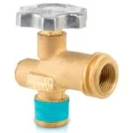 Válvula para Cilindro de Gas LP 3/4" (19mm)  x a Rosca Pool o ACME V-868 IUSA 363455