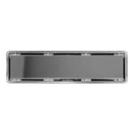 Coladera Alargada 30cm Doble Vista Minimalista Acero Inoxidable ó para Recibir Loseta Fleximatic 2631 - Imagen 3