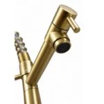 Monomando Flexible para Fregadero Dorado Meer MZM8125F - Imagen 4