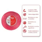 Cable THW-LS/THHW-LS CE RoHS Calibre 12 AWG Rojo 50 Metros IUSA 267294 - Imagen 2