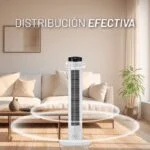 Ventilador de Torre 36" 3 Velocidades 45W Nuur VENTI36TOR - Imagen 6