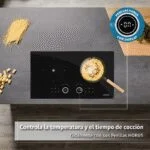 Parrilla de Inducción Magnética de 2 Quemadores Empotrable 73cm 127V Supra BEYOND 73 - Imagen 2