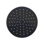 Regadera Padua Redonda 15 cm Negro Mate Metalflu 10891