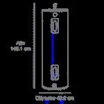 Calentador de Depósito Eléctrico 189 L (50 gal) 220 V Rheem 89V50/478708 - Imagen 5
