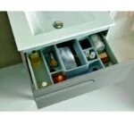 Gabinete Volado Vitale Drift Wood con Lavabo Orbis 61cm x 46cm Esbaño 90359 - Imagen 2