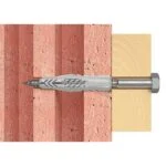 Taquete Universal de Nylon UX 10 R Caja con 50 Piezas Fischer 77872 - Imagen 4