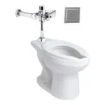 Paquete Institucional Taza NAO17 + Fluxometro de Corriente + Asiento NAO17 FC-3.5