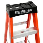 Escalera de Fibra de Vidrio de Tijera 7 Peldaños Tipo IA 3.73 metros Carga 225 Kg Escalumex FTR-8 - Imagen 2