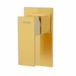 Monomando Empotrable para Regadera Brushed Gold ROW Tecnobath TB43.101BG
